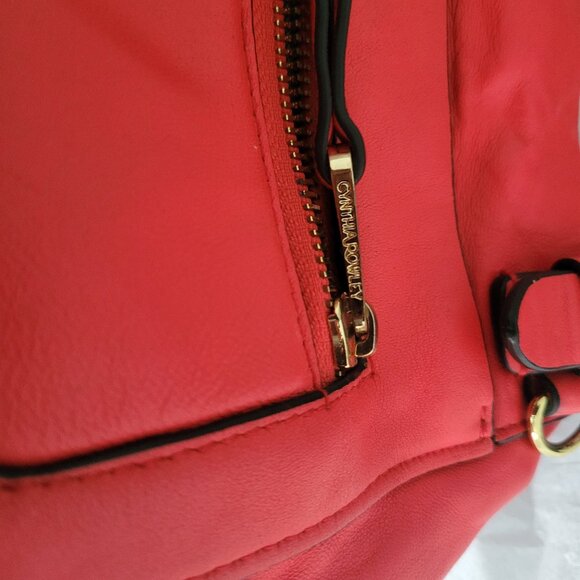 Cynthia Rowley Red Leather Shoulder Bag - Picture 4 of 15
